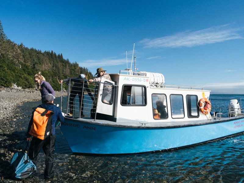 boat in water in Homer