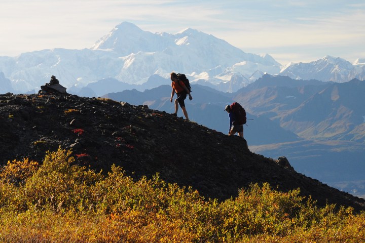 people hiking at Grace Ridge Hike at Kayak Beach